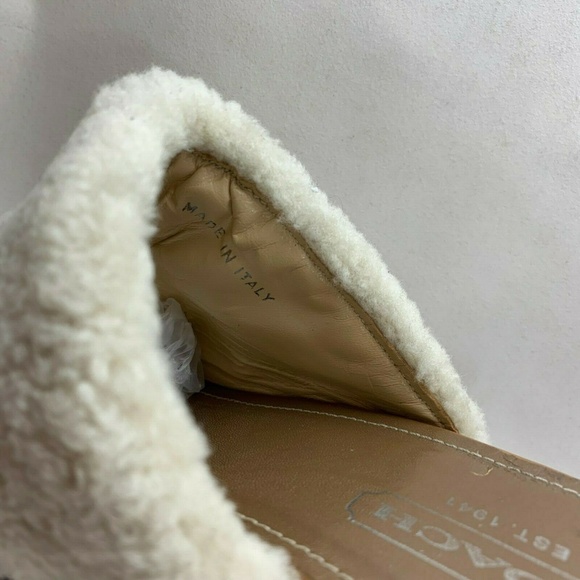 Coach Heel Slippers 3418 Kacie Womans Size 8.5 Tan - Picture 6 of 7